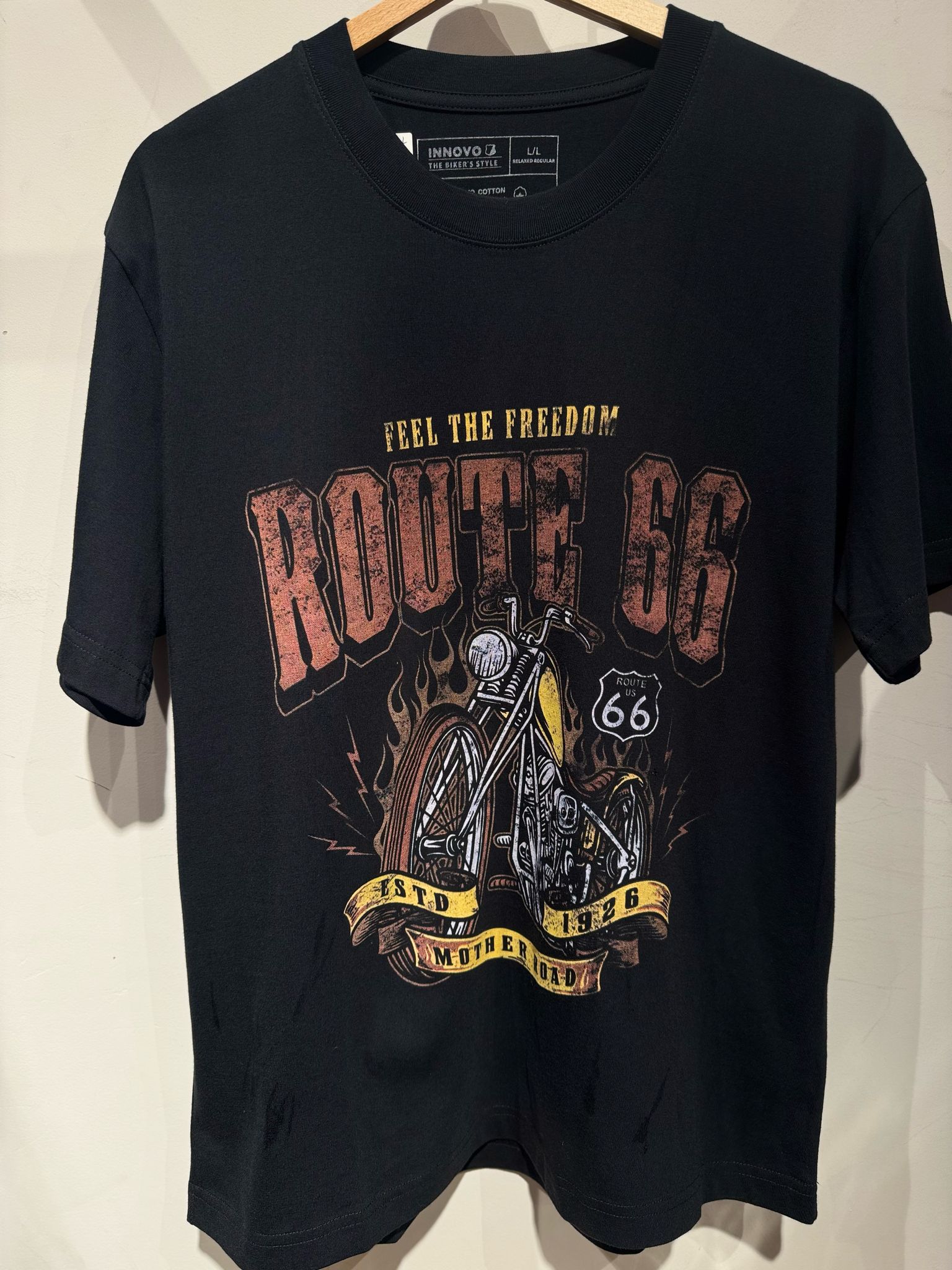 T-shirt Route 66 feel the freedom Relaxed